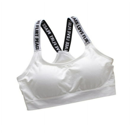 Women s Full Support Racerback Underwire Sports Bra Yoga Tank Top