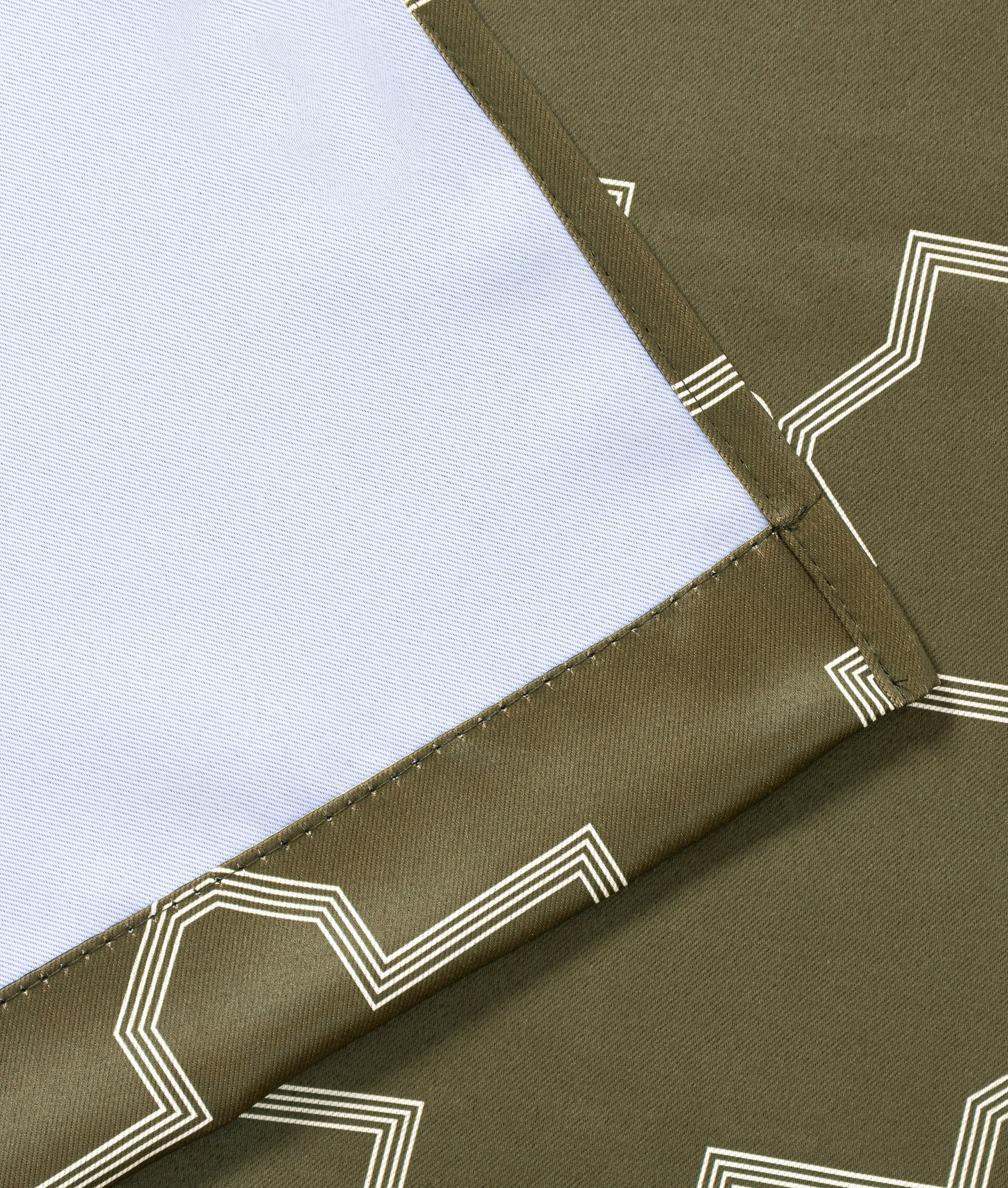 Superior Trellis Blackout Grommet Curtain Panel Pair, Set of 2 Curtains, 42"W x 96"L, Olive Green