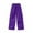 Dark Purple, variant on GYRATEDREAM Girls Cargo Pants Wide Leg Streetwear SweatPants with Pockets Causl Trendy Jogger Trousers 6-14 Years