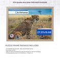 thumbnail image 2 of ArtToFrames 27.57x19.68 Inch - 70x50 CM Brown Puzzle Frame for 1000 piece Puzzles.1.25 Inch Custom MDF Puzzle Frames, Natural Oak - Comes with Economy Acrylic, 2 of 6