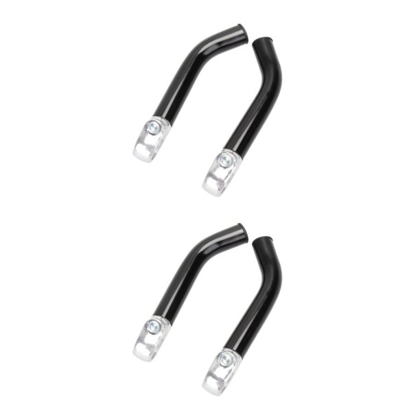 Advancent Anti-slide Bike Color 3 - Extensor de manillar súper ligero de aleación de aluminio Manija de bicicleta negro 2piezas