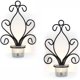 thumbnail image 1 of Candelabro de pared MACHAO estilo Vintage 2 uds de hierro creativo decoraciones de pared negro, 1 of 5