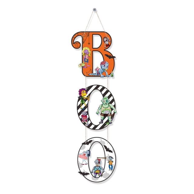 Hbdhejl Halloween Hanging Sign Halloween Hanging Door Sign Halloween Sign Door Decoration Halloween Wall Sign With Pumpkin Suitable For Halloween Home