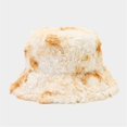 thumbnail image 2 of Charmgo Trucker Hat Clearance, Women's Tie Dye Sheep Roll Fisherman's Hat Autumn and Winter Outdoor Warm Awning Basin Hat Bucket Hat Baseball Cap, Sun Hats for Women Yellow, 2 of 3