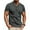 Dark Gray, variant on Men's Henley Shirts Short Sleeve Summer Casual Vintage Lightweight Slim Fit Basic Button T-Shirt with Pocket