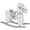 White 53, variant on Kids Plush Ride-On Rocking Horse with Bear Toy, White Soft Plush Children Chair with Realistic Neighing Sounds for Toddlers 36+ Months