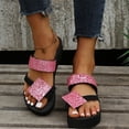 thumbnail image 5 of Platform Heel Sandals Summer Women Pinch Toe Sandals Roman Shoes Open Toe Casual Sandals, 5 of 7
