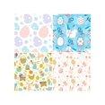 thumbnail image 4 of 12 Sheet 6"*6" Easter Scrapbook Pattern Paper, 12 Designs Easter Bunny Rabbit Egg Craft Paper Holiday Decorative Origami Paper For Card Making Die Cut, 4 of 5