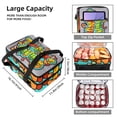 thumbnail image 3 of Thanksgiving Double Layered Insulated Refrigerated Lunch Bag with Two Compartments - Large Capacity Hand-Carry Meal Bag, 7.1x11.4x16.1 inches, 3 of 6