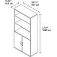 thumbnail image 5 of Bush Business Furniture Series C Elite 36W 5 Shelf Bookcase with Doors in Hansen Cherry, 5 of 9