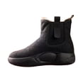 thumbnail image 3 of Botas de Nieve para Mujer, Zapatos Antideslizantes, Botas Desnudas Resistentes Al Agua con Forro Suave Informal, Botines Cómodos para Excursionistas, negro Salvador botas de nieve, 3 of 10