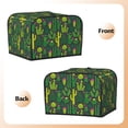 thumbnail image 3 of Balery Cactus 1 Pattern Oven Cover Kitchen Bread Machine Protector, 4 Slice Toaster Cover for Home, Anti Dust Fingerprint Coaster Cover, 3 of 7