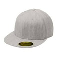 thumbnail image 6 of Mafoose Men's Flexfit 210 Flat Bill Cap Heather Grey Large/X-Large, 6 of 8