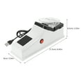 thumbnail image 2 of WHAMVOX 1Pc Electric Knives Sharpener White USB Kitchen Gadget with Protective Cover for Fast Polishing, 2 of 8