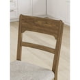 thumbnail image 3 of Signature Design by Ashley Cabalynn Counter Height Upholstered Barstools, Set of 2, Light Brown Frame with Cushioned Oatmeal Seat, 3 of 8