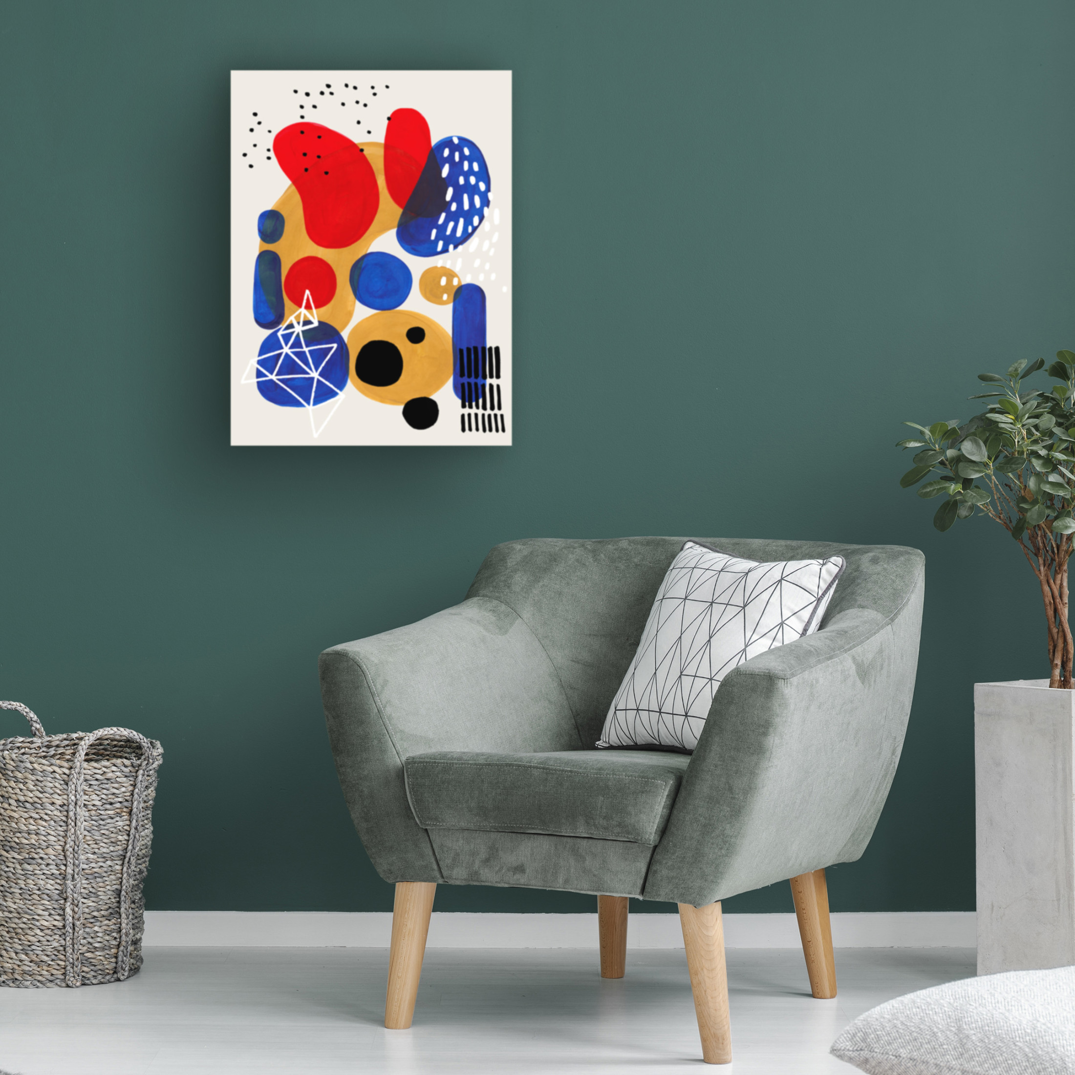 Trademark Fine Art Ejaaz Haniff Primary Fun Canvas Wall Art