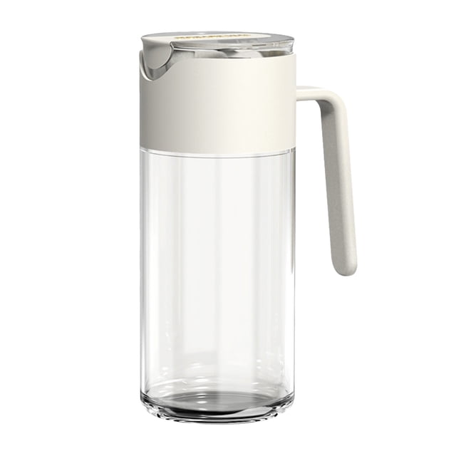 Birdeem Glass Oil Pot Leakproof Oil Cans Do Not Hang Oil Automatic Opening and Closing Quarters Kitchen Household Spice Bottle Large Capacity for the Kitchen