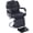 Black 44, variant on Hydraulic Barber Chair with Extra Wide Seat, 360° Swivel PU Leather Salon Chair for Hair Styling and Shampoo, Black