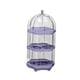 thumbnail image 4 of Vitrina transparente para figuras, transparente, giratoria, a prueba de polvo, expositor de muñecas en niveles para colecciones de minifiguras de juguete violeta 3 capas, 4 of 10