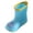 A43-Blue, variant on Waterproof Non-Slip Lightweight Rubber Rain Boots With Easy-On Handles For Toddler Boys And Girls Blue