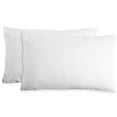 thumbnail image 2 of Bare Home Flannel Pillowcase Set, 100% Cotton, Heavyweight, Standard, Set of 2, White, 2 of 5