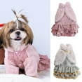 thumbnail image 1 of Elegant Princess Lace Dress Silky Tutu Queen Style with Bowknot for Small, Extra Small Dog Teddy, Pug, Chihuahua, Shih Tzu, Yorkshire Terriers, 1 of 8