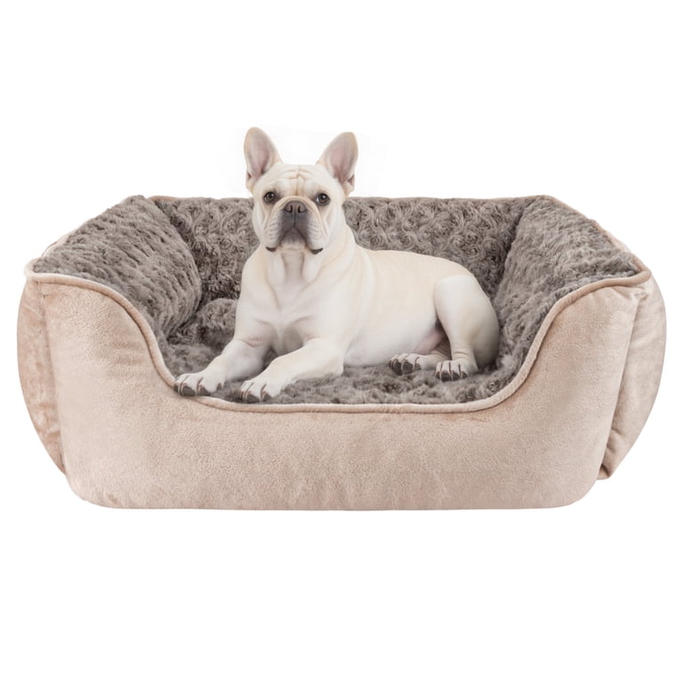 Shu Ufanro Washable Dog Bed, Medium, Beige photo 1