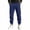 Navy, variant on TEAJOPSUU Men's Sweatpants Elastic Waist Drawstring Casual Sports Straight Leg Tapered Pants with Pockets L Navy
