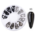 thumbnail image 4 of CPHDW7 Nail Art Gem Set, 12 Compartment Disc Box with Sparkle Rhinestones and Charms for Nail Decoration, Bedazzling Craft Supplies for Home Salon and DIY Design, 4 of 9