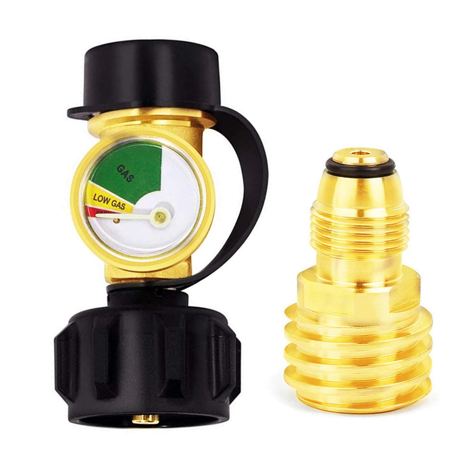 MCAMPAS Propan-Tank-Regler-Adapter – Für Camping-Grill, Konvertiert Auf 6,35 Mm Schnellverbindung