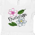 thumbnail image 4 of Inktastic Mississippi Magnolia Flowers and Leaves Girls Baby Dress, 4 of 5