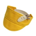 thumbnail image 3 of Sombrero con visera para el sol, figura de felpa, sombrero de ala ancha, muñeca de juego de simulación, sombrero para el sol, elegante sombrero para Amarillo, 3 of 8