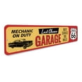 thumbnail image 3 of Last Chance Garage Route 66 Novelty Decor, Metal Wall Sign - 4x18 Inches, 3 of 4