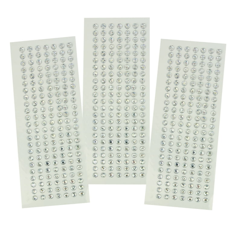 Hello Hobby Clear Adhesive Gemstone Stickers - 9 mm