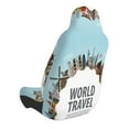 thumbnail image 2 of KLL World Travel Pattern Seat Covers,Universal Fit Sedans,Cars,Vans,SUV,Truck, 2 of 5