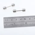 thumbnail image 4 of 1:12 Miniature Haltères Simulation Modèle Mobilier de Chambre Fournitures Décoration, 2.8cm, 4 of 8