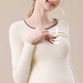 thumbnail image 4 of hengsof Maternity Shirt Long Sleeve Basic Top Ruch Sides Bodycon Tshirt for Pregnant Women, 4 of 6