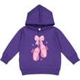 thumbnail image 2 of Inktastic Ballerina Pink Ballet Slippers Toddler Hoodie, 2 of 4