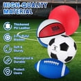 thumbnail image 3 of Juego de pelotas deportivas Lenwen de 4 piezas con bomba y bolsa, 3 of 6