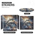 thumbnail image 5 of Decal Skin for PS4 Slim / PS4 Pro / PS4, Whole Body Vinyl Sticker Cover for Playstation 4 Console and Controller (Dolphins in Space-2), 5 of 5