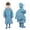 Blue, variant on QUYUON Baby Denim Jacket Clearance Long Sleeve Windbreaker Toddler Kids Rainwear with School Bag Cover Raincoat Rain Ponchos Jacket Pink 6T-10T
