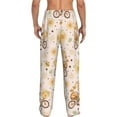 thumbnail image 3 of Balery Men'S Cute Bee Gnome Pants,Sleepwear Pants,Pajama Pants,Pj Bottoms Drawstring And Pockets-Medium, 3 of 9