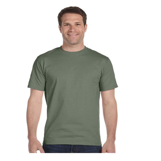 Hanes T-Shirt Robuste à Col Ras du Cou Sans Étiquette à Plat, Style 5180