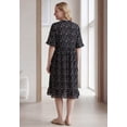 thumbnail image 2 of Ellos Plus Size Ruffled Empire Dress, 2 of 5