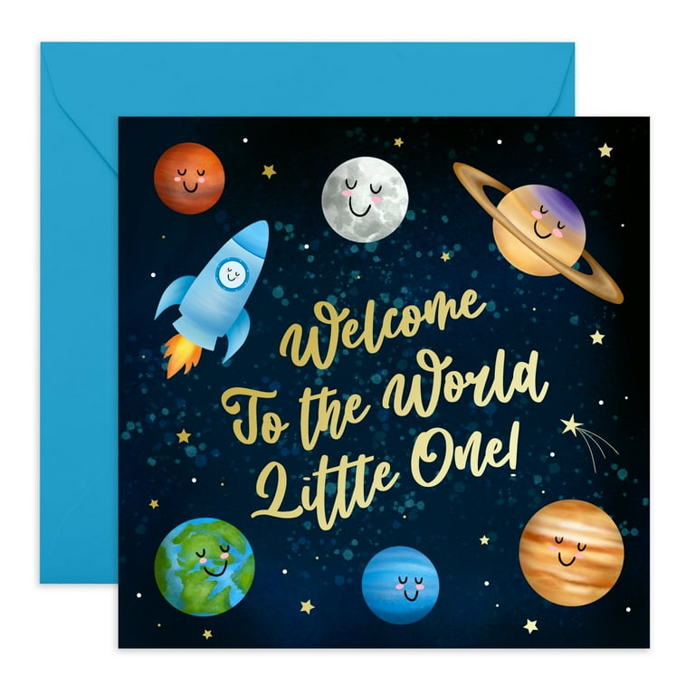 Central 23 Cute New Baby Card 'Welcome To The World