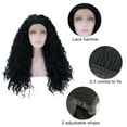 thumbnail image 6 of Unique Bargains Lace Front Lightweight Wigs Long Water Wave for Women Black, 6 of 8
