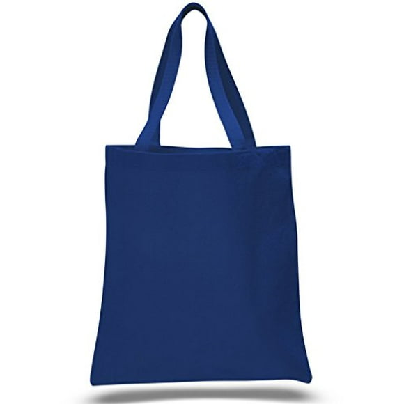 5 Pack Promotional Priced Heavy Cotton Canvas Shopping Blank Tote Bag Art Craft