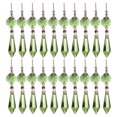thumbnail image 1 of 20 piezas de prismas de cristal con forma de carámbano para candelabros con piezas de repuesto para luces de cristal con cuentas, 1 of 5