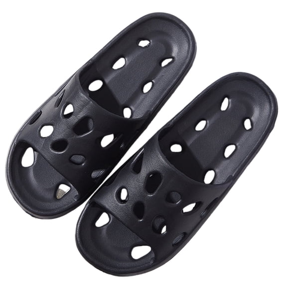 ibiyuan Open Toe Slippers for Women Slides for Men Non Open Toe Comfortable Sandals for Women Cute Men Shower Shoes for Bathroom Indoor Outdoor Beach