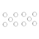 thumbnail image 1 of 10 Unids Anillos de material acero Inoxidable Smooth Welded Pulido Boat de material acero Inoxidable perfecl Anillo O de acero inoxidable, 1 of 6